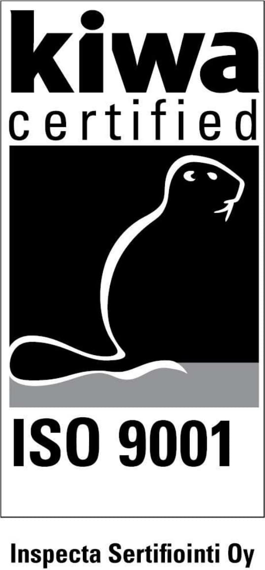 Kiwa ISO 9001 -sertifikaatti
